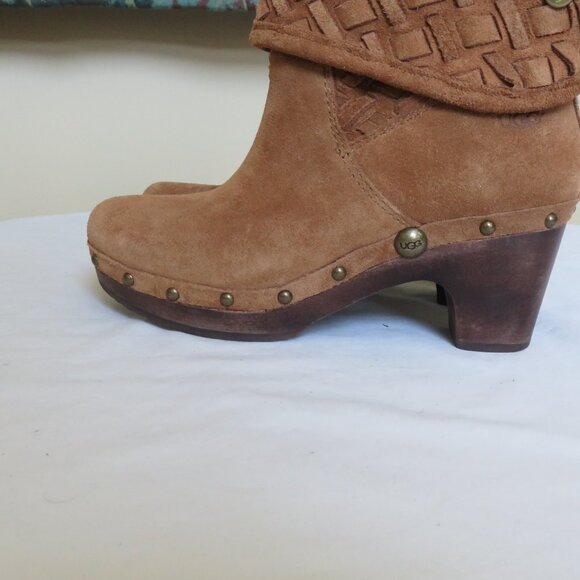 UGG 's women's Lynnea Arroyo brown suede 7 - Picture 8 of 9